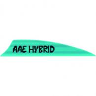 AAE Hybrid 2.0 Shield Cut Vanes Teal 50 pk. - HY20TL50
