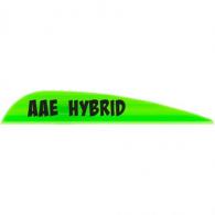 AAE Hybrid 23 Vanes Bright Green 50 pk. - HY23BG50