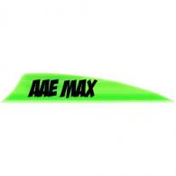 AAE Max 2.0 Shield Cut Vanes Bright Green 50 pk. - PMA20BG50