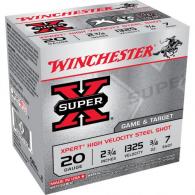 Winchester Super-X Xpert Hi-Velocity 20ga Ammo 25rd - WE20GT7 Winchester Super-X Xpert Hi-Velocity 20ga Ammo 25rd - WE20GT7