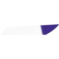 Gateway Mako Feathers White Purple Tip 3.125 in. LW 50 pk. - 318LISWP-50