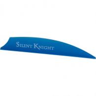 Flex Fletch Silent Knight Vanes Flo Blue 3 in. 36 pk. - SILENTBFBL