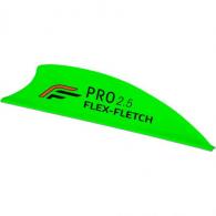 Flex Fletch Pro 2.5 Vanes Cosmic Green 2.5 in. 36 pk. - PROBCGN