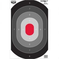 Birchwood Casey Eze-Scorer Oval Silhouette Target 23 x 35 in. 100 Pack - BC-37054
