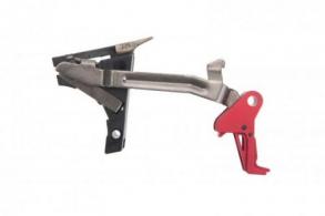 Trigger Kit Flat Trigger 9MM Slimline G43 Red For Glock