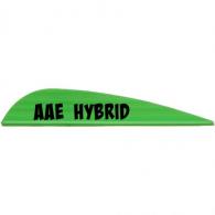 AAE Hybrid 26 Vanes Bright Green 50 pk. - HY26BG50