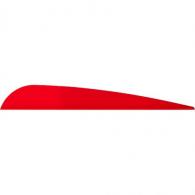 AAE Trad Vanes Fire Orange 4 in. 50 pk. - TRAD40FO50