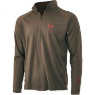 Badlands Pecora Midweight Merino 1/4 Zip - Mud - Medium - 21-42407
