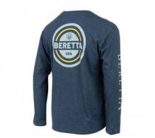 Beretta USA 2.0 Long Sleeve T-Shirt Navy Heather XXLarge - TS230T1890051YXXL