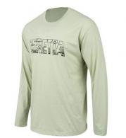 Beretta Men's Vista Camo Long Sleeve T-Shirt Sage Green XXXLarge - TS234T189007A1XXXL