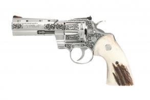 Colt Python .357 Magnum 4" Engraved Stag Grips - PYTHON-SP4WTS-TWG Colt Python .357 Magnum 4" Engraved Stag Grips - PYTHON-SP4WTS-TWG