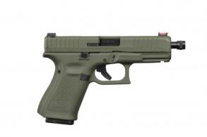 Glock 44 .22 LR, 4.02" Barrel, OD Green Frame, Threaded Barrel, Adjustable Sights - UA445A501AOOD Glock 44 .22 LR, 4.02" Barrel, OD Green Frame, Threaded Barrel, Adjustable Sights - UA445A501AOOD