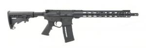 Wise Arms WA-15B .300 Blackout, 16" Barrel, Black, Threaded Barrel, Collapsible Stock, 30 Rounds - 16-300-BLK