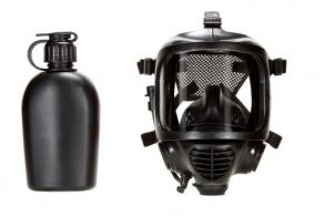 MIRA Safety Tactical Gas Mask - Includes Pre-installed Hydration System & Canteen | Full-Face - CM-6M