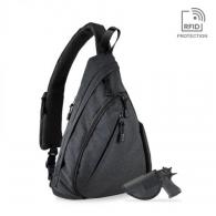 Jessie & James Peyton Sling Shoulder Concealed Carry Backpack - Black