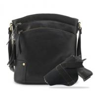 Jessie & James Robin Concealed Carry Lock and Key Crossbody - Black - DAC7044L