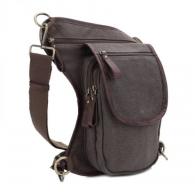 Jessie & James Cougar Canvas Concealed Carry Waist and Leg Bag - Grey Jessie & James Cougar Canvas Concealed Carry Waist and Leg Bag - Grey