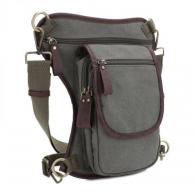 Jessie & James Cougar Canvas Concealed Carry Waist and Leg Bag - Olive