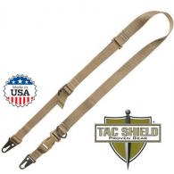Tac Shield Warrior Sling 2n1 Web with Fast Adjustment HK Coyote 1 1/4in