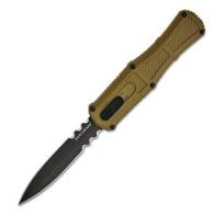 Claymore OTF Dagger 3.89" Serrated - 3370SGY-1