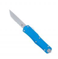 CobraTec Small FS-X Generation 3 Double Action Tanto Serrated OTF Knife Blue - SBLUFS-XGEN3TS