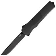 Tekto A5 Spry OTF Black Aluminum Handle Black Tanto Blade - A5RT6BKS35BK2A1