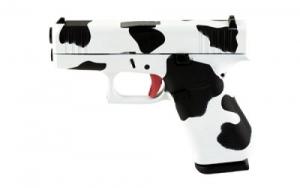 Glock 43X  9mm, 3.39" Barrel, 10-Round, Custom Cow Print Finish - UI4350204MOO
