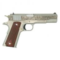 Colt Government Handgun .45 ACP, 5" Filigree Frame and Barrel, Stainless Frame, 7 Rounds Colt Government Handgun .45 ACP, 5" Filigree Frame and Barrel, Stainless Frame, 7 Rounds