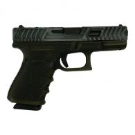 Glock 19 Gen 3 Custom "Tarpon Green Frame" 9mm Semi Auto Pistol - PI1950203 MODGTRP