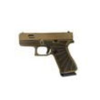 Glock 43X 9mm, Jimbo Ripple Stipple Custom Frame, Black Slide - 688099405434 Glock 43X 9mm, Jimbo Ripple Stipple Custom Frame, Black Slide - 688099405434