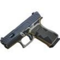 Glock 43X 9mm, Kavorka FDE Custom Frame, Black Slide - 688099405519 Glock 43X 9mm, Kavorka FDE Custom Frame, Black Slide - 688099405519