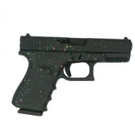 Glock 19 Gen 3 Multi-Color Paint Splatter 9mm Semi Auto Pistol