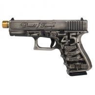 Glock 19 Gen 3 Custom "Trump 2024" Compact Handgun 9mm Luger 15rd Magazines (2) 4.6" - UI1950203T24GB Glock 19 Gen 3 Custom "Trump 2024" Compact Handgun 9mm Luger 15rd Magazines (2) 4.6" - UI1950203T24GB