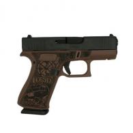 Glock 43x Custom "Country Bourbon" 9mm Semi Auto Pistol - UX4350201FR MODCTRYDB