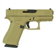 Glock 43X FS 9MM W/ Front Rail USA Flat Dark Earth - UX4350201FRFDE Glock 43X FS 9MM W/ Front Rail USA Flat Dark Earth - UX4350201FRFDE