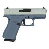 Glock 43X Crushed Silver Glitter Slide/Orchid Purple Frame Handgun 9mm Luger 10rd Magazines(2) 3.4" - UX4350201FRGLSP Glock 43X Crushed Silver Glitter Slide/Orchid Purple Frame Handgun 9mm Luger 10rd Magazines(2) 3.4" - UX4350201FRGLSP