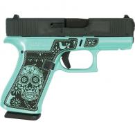 Glock 43x "Sugar Skull Glitter" 9mm Semi Auto Pistol - UX4350201FR MODSKTFG Glock 43x "Sugar Skull Glitter" 9mm Semi Auto Pistol - UX4350201FR MODSKTFG