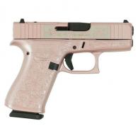 Glock 43x Custom Engraved "Glock N Roses" 9mm Semi Auto Pistol - UX4350201GROC Glock 43x Custom Engraved "Glock N Roses" 9mm Semi Auto Pistol - UX4350201GROC