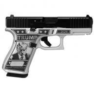 Glock G43X Custom "Trump Mug Shot" 9mm Semi Auto Pistol - GLUX4350201MS