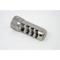 Area 419 Sidewinder Magnum Self Timing Muzzle Brake 6.5mm Raw Stainless 5/8-24 - 419-SW-6.5-SS-5824