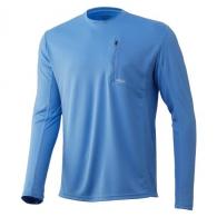 Huk Icon X LS Pocket - Carolina Blue - Small