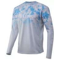 Huk Icon X KC Refraction Camo Fade - Inshore - Small - H1200288-337-S