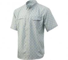 Huk Tide Point Fish Plaid Short Sleeve - Plein Air - Medium - H1500070-451-M