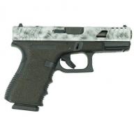 Glock 19 Gen 3 Custom "Static Stipple Frame/Sliver Marbled Slide" 9mm Semi Auto Pistol - UI1950203 MODSMME Glock 19 Gen 3 Custom "Static Stipple Frame/Sliver Marbled Slide" 9mm Semi Auto Pistol - UI1950203 MODSMME