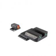Ameriglo Trooper Tritium Handgun Sight Set for Sig with #6 Front and #8 Rear Green Rear Green w/ LumiGreen Front - SG-820