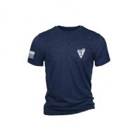 Nine Line Shark Flag T-Shirt Navy Medium - SHARKFLAG-TS-NAVY-M