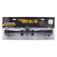 BSA Rifle Scope 3-9x40 1" 30/30 Black w/ Rings - BR39X40WRTB BSA Rifle Scope 3-9x40 1" 30/30 Black w/ Rings - BR39X40WRTB