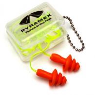 Pyramex Reusable Earplugs in Plastic Case 25dB Orange 1/pair - PYRP3001