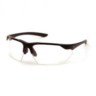 Pyramex Drone 2.0 Shooting Glasses Black w/ Clear Lens Anti Fog - VGSB1710T
