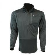 Browning Early Season 3/4 Zip Shirt Black Large - 3010569903